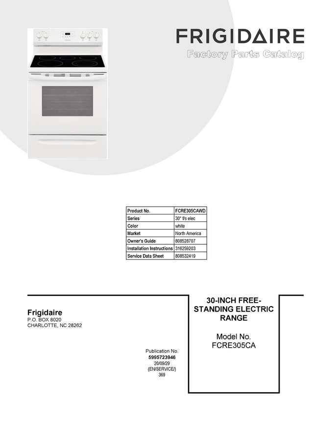 Diagram for FCRE305CAWD