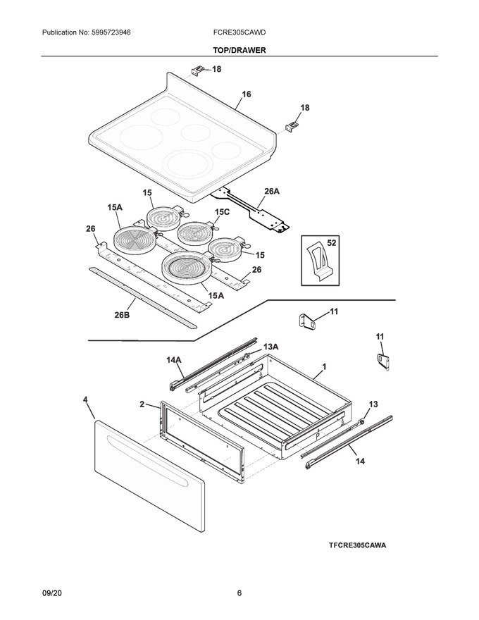 Diagram for FCRE305CAWD