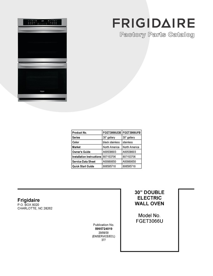 Diagram for FGET3066UFB
