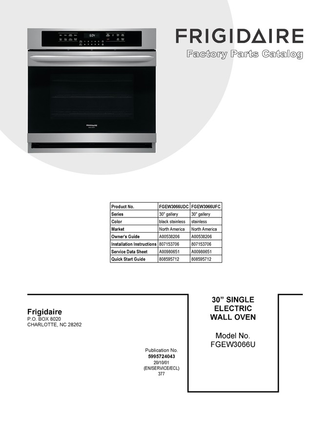 Diagram for FGEW3066UDC