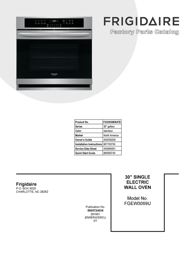 Diagram for FGEW3069UFB