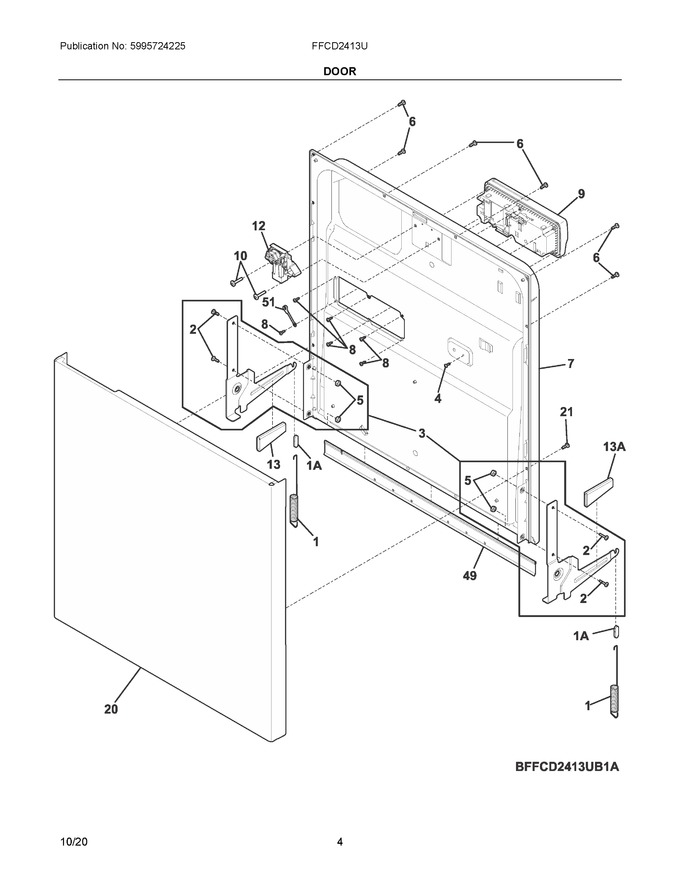 Diagram for FFCD2413UW4A