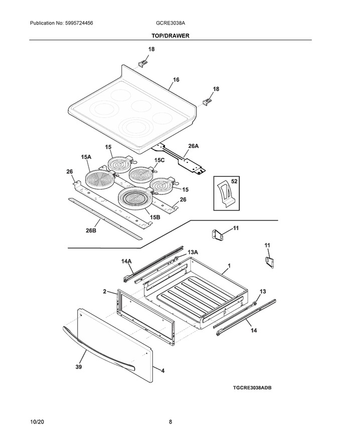 Diagram for GCRE3038AFD