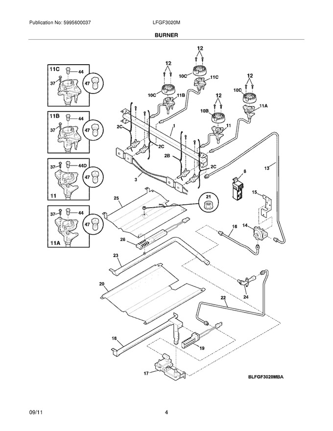 Diagram for LFGF3020MWA