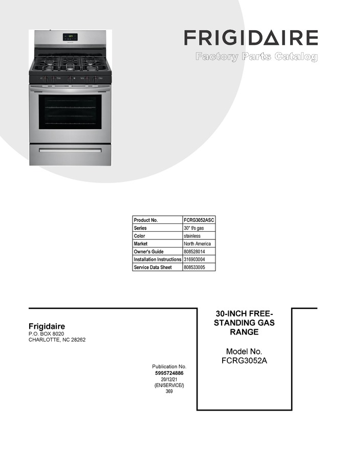 Diagram for FCRG3052ASC