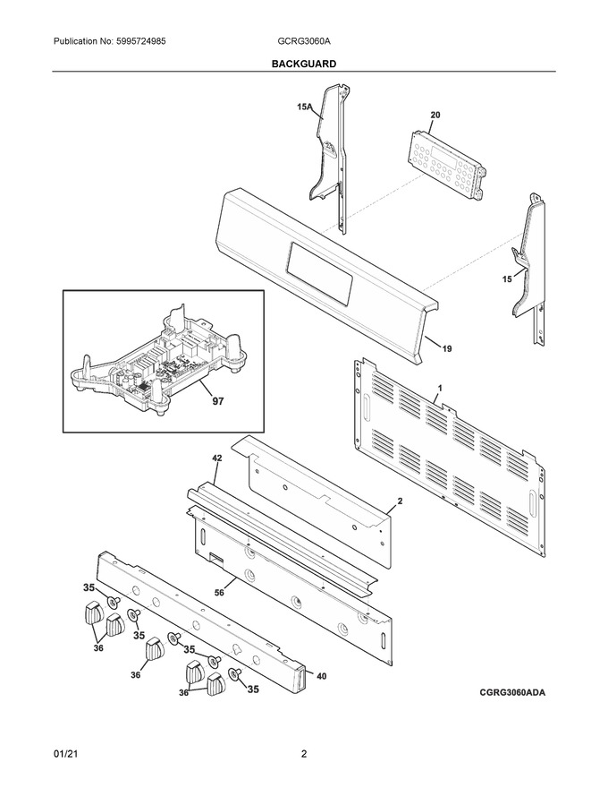 Diagram for GCRG3060AFC