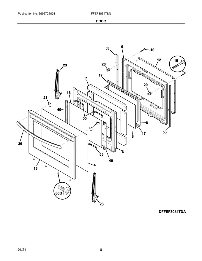 Diagram for FFEF3054TSN