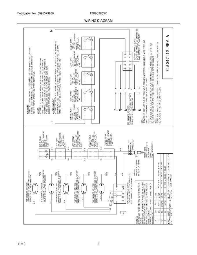 Diagram for FGGC3665KSB