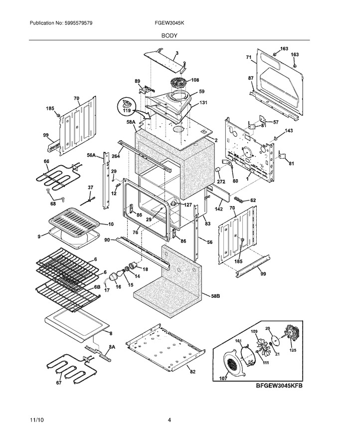 Diagram for FGEW3045KBB