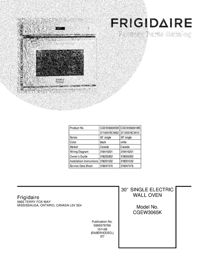 Diagram for CGEW3065KWB