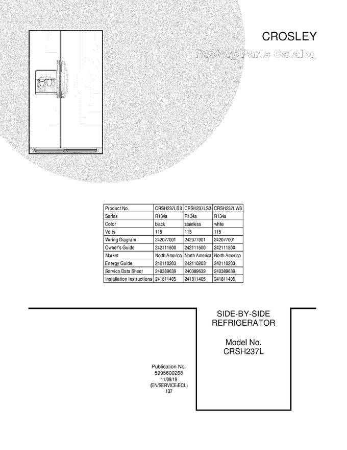 Diagram for CRSH237LS3