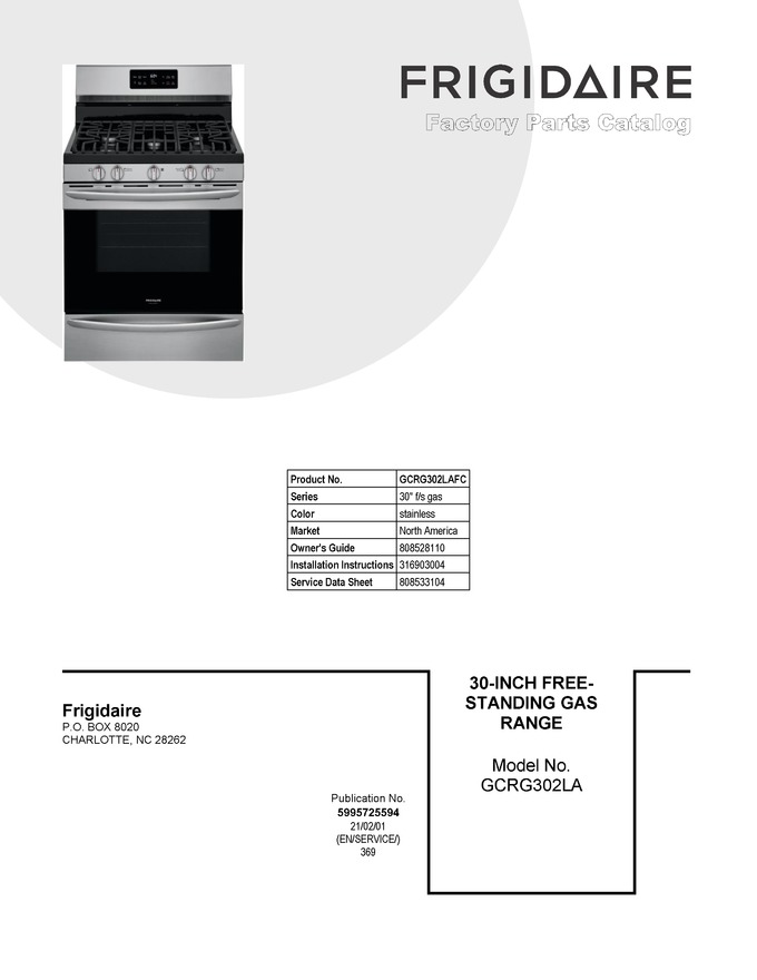 Diagram for GCRG302LAFC