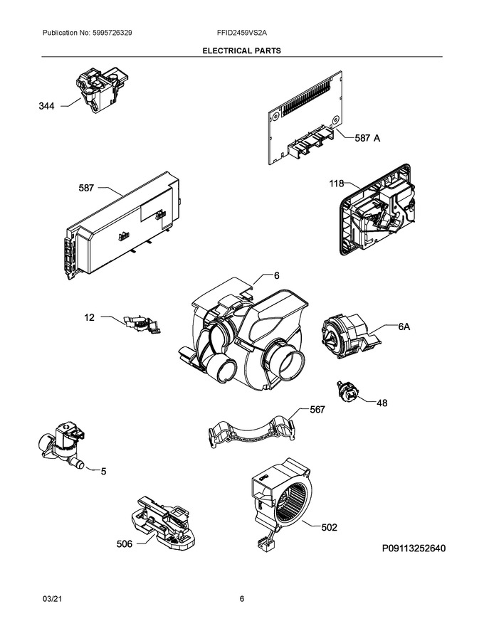 Diagram for FFID2459VS2A