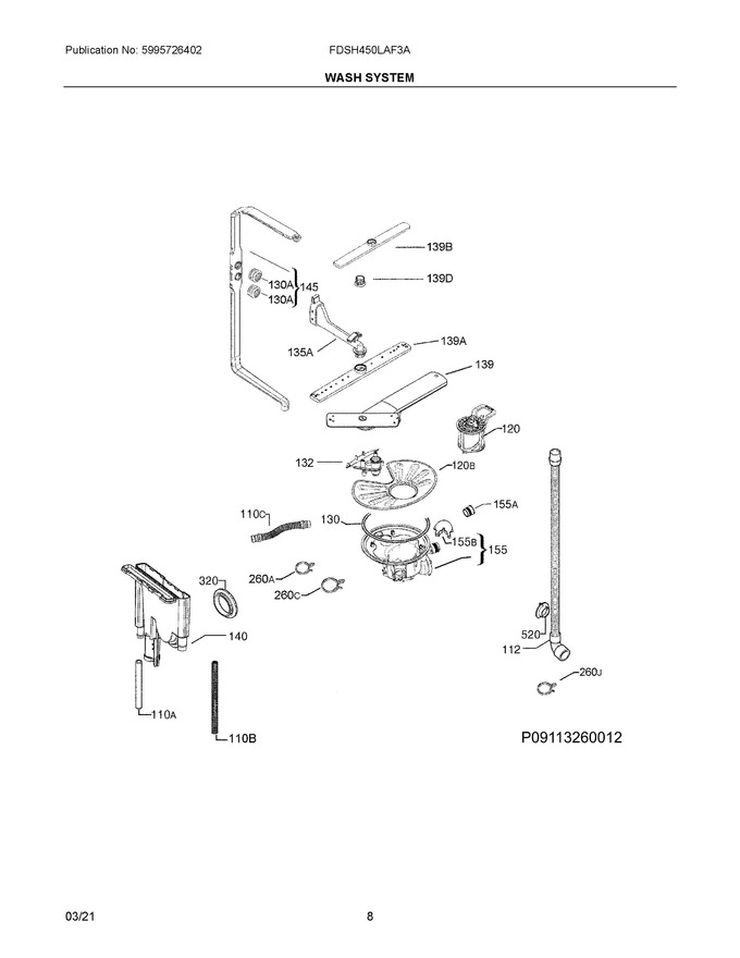 Diagram for FDSH450LAF3A