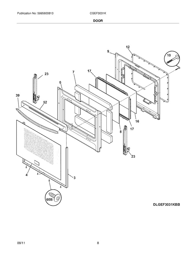 Diagram for CGEF3031KWE