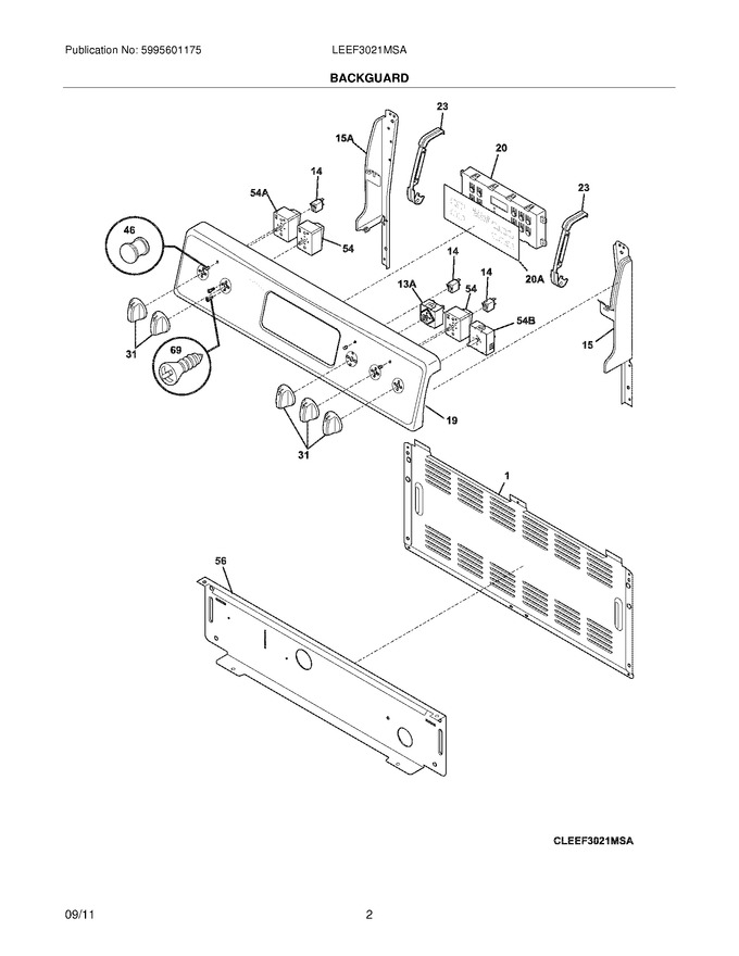 Diagram for LEEF3021MSA