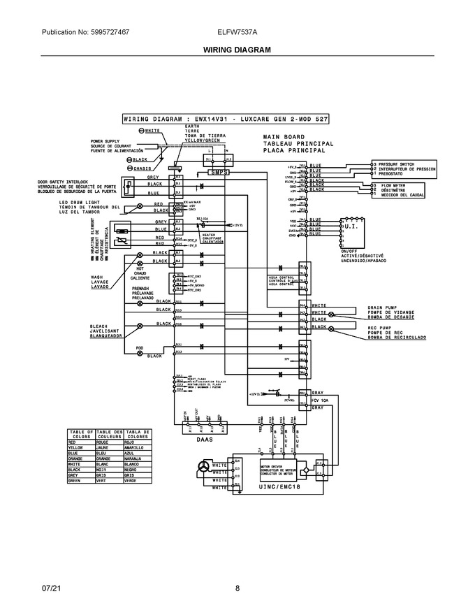 Diagram for ELFW7537AW0