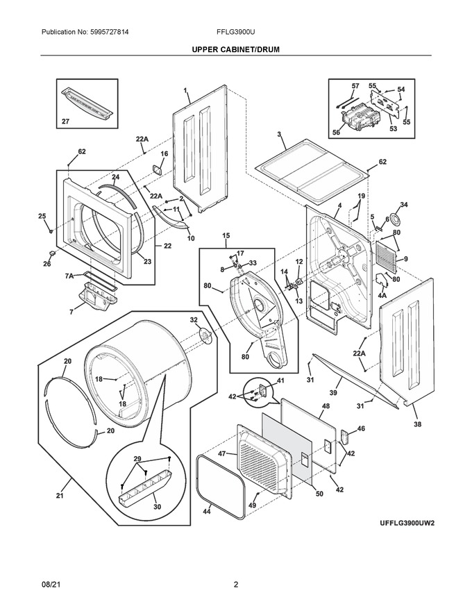 Diagram for FFLG3900UW2
