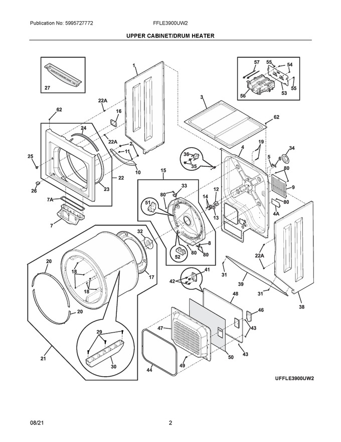 Diagram for FFLE3900UW2