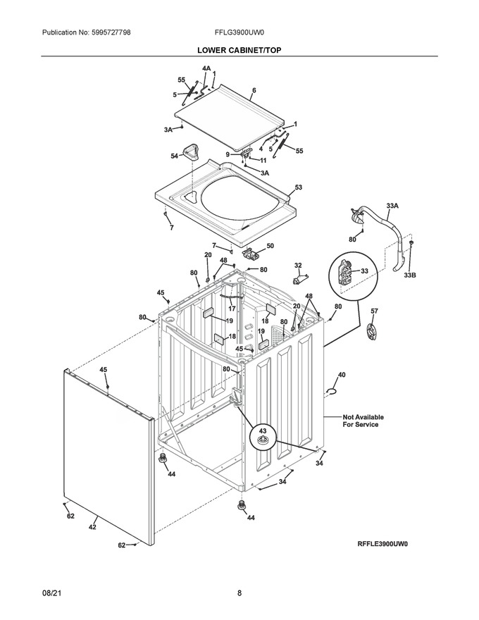 Diagram for FFLG3900UW0