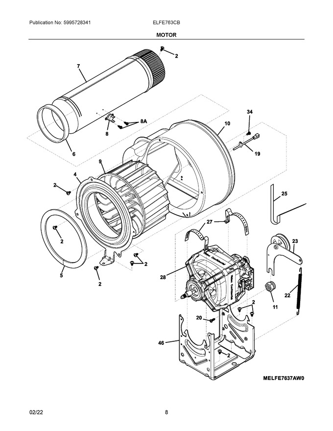 Diagram for ELFE763CBW0