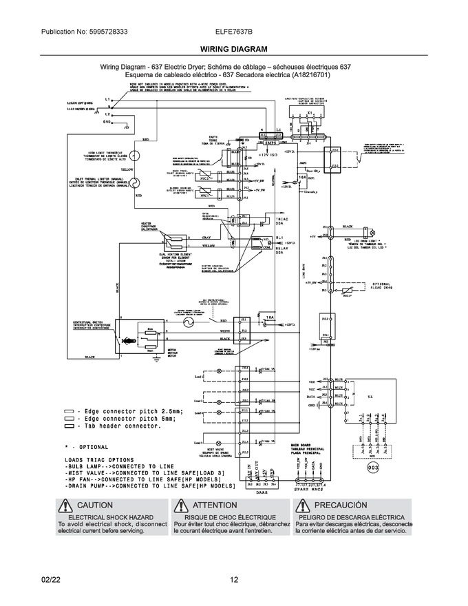 Diagram for ELFE7637BW0