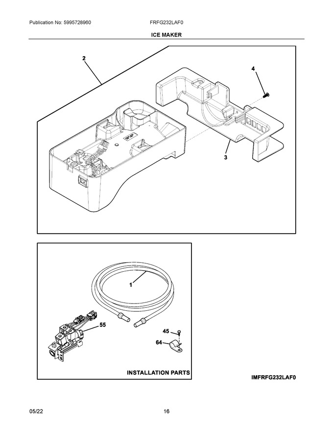 Diagram for FRFG232LAF0