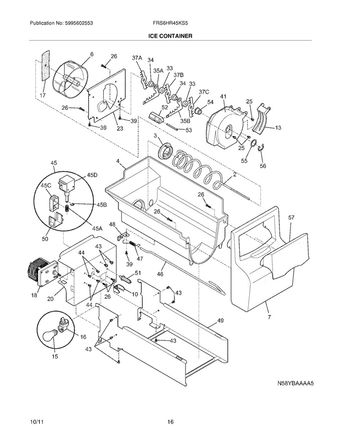 Diagram for FRS6HR45KS5