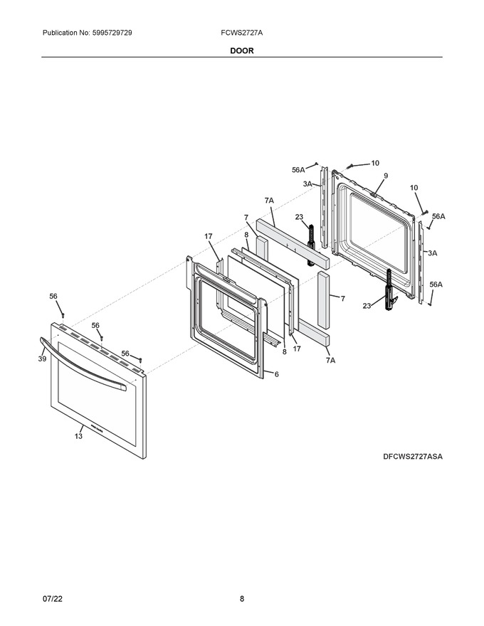 Diagram for FCWS2727ASD