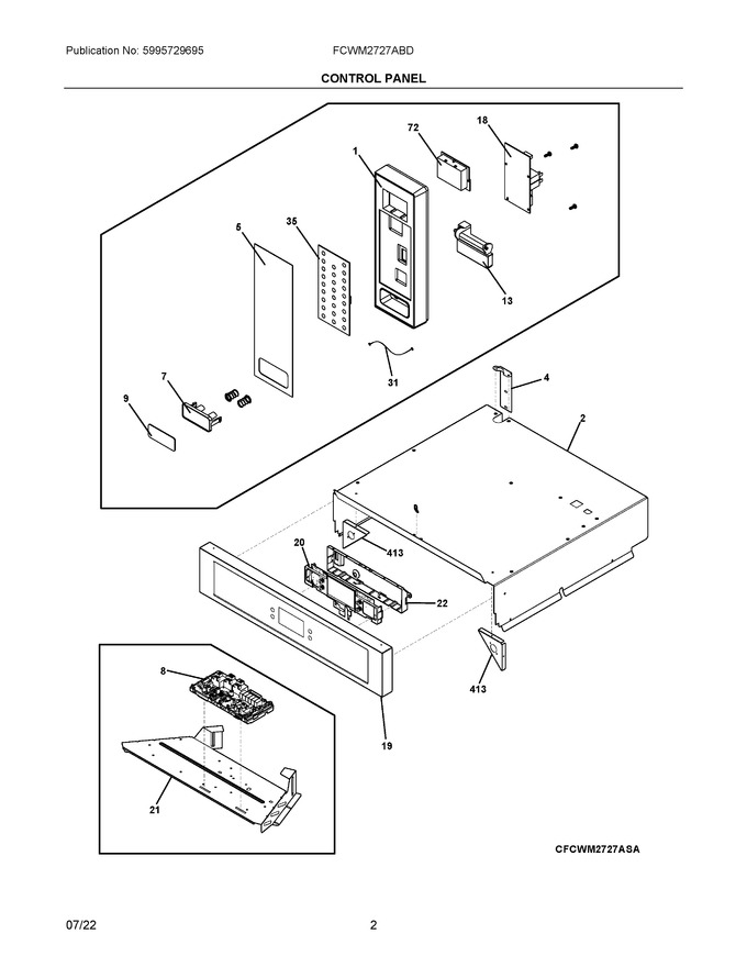 Diagram for FCWM2727ABD