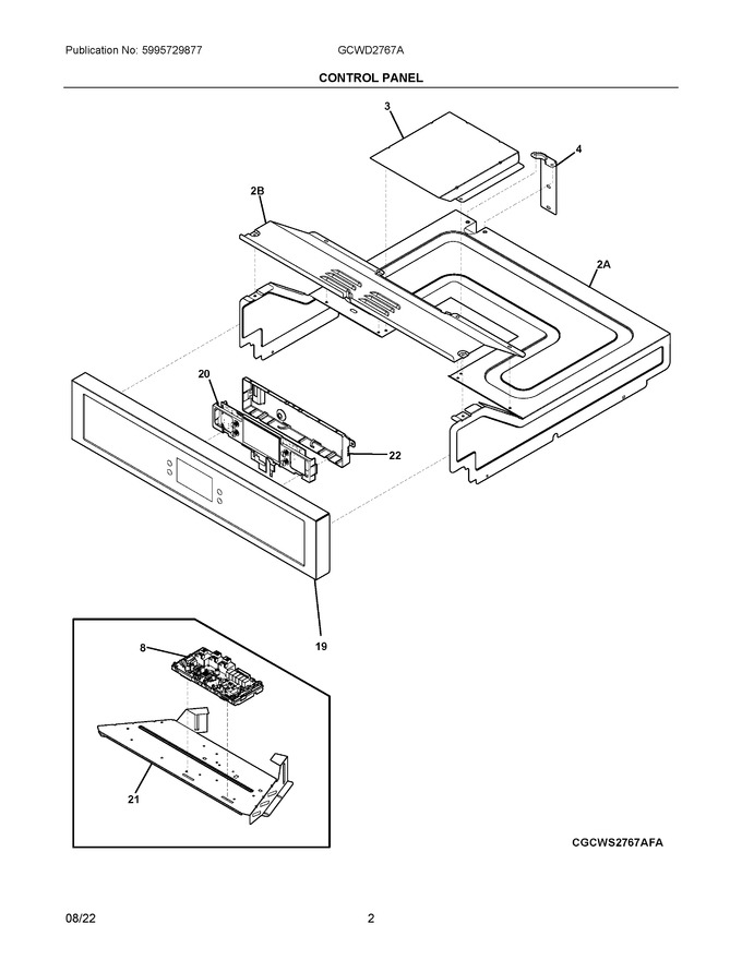 Diagram for GCWD2767ADA