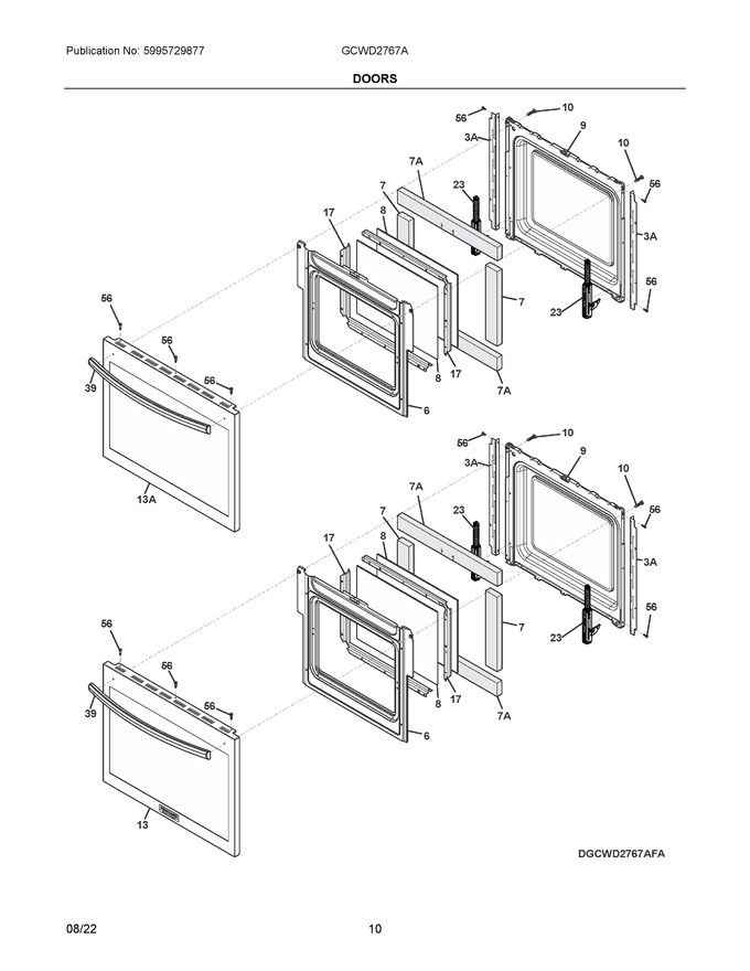 Diagram for GCWD2767ADA