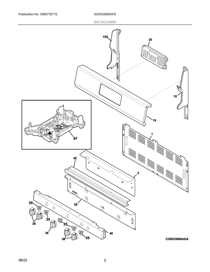 Diagram for GCRG3060AFD