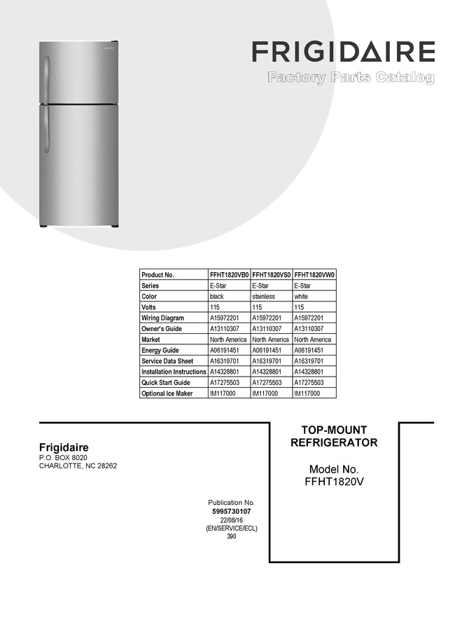 Diagram for FFHT1820VB0