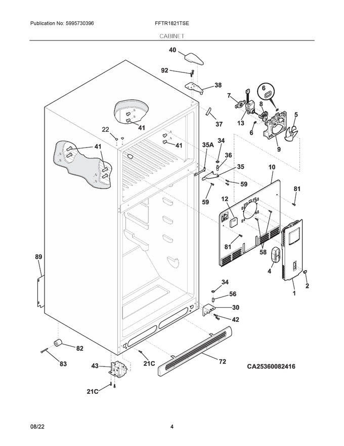 Diagram for FFTR1821TSE