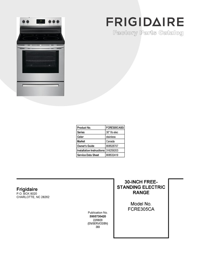 Diagram for FCRE305CASG