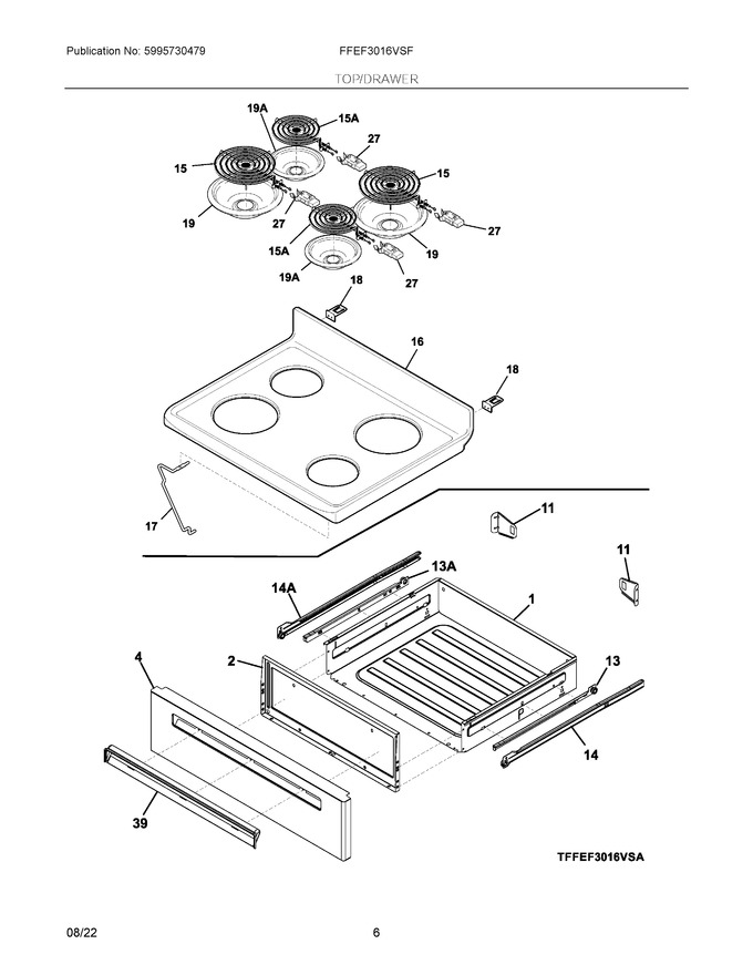 Diagram for FFEF3016VSF
