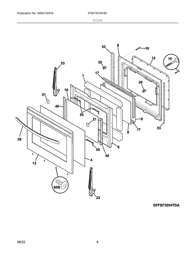 Diagram for FFEF3016VSF