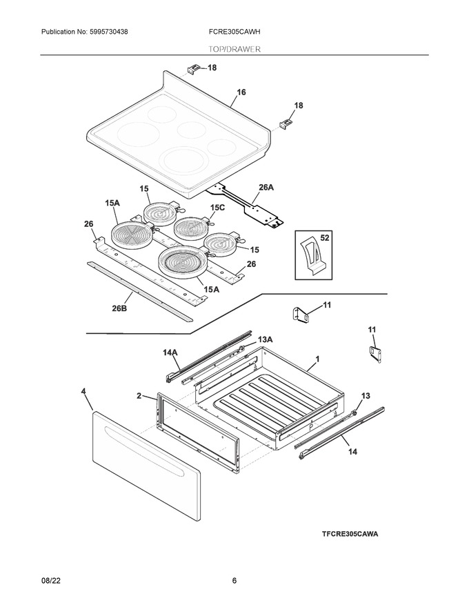 Diagram for FCRE305CAWH