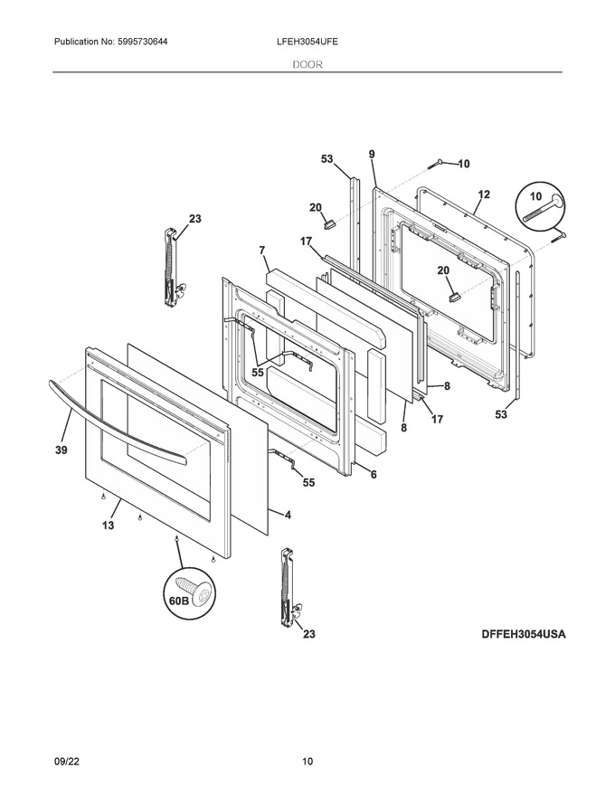 Diagram for LFEH3054UFE