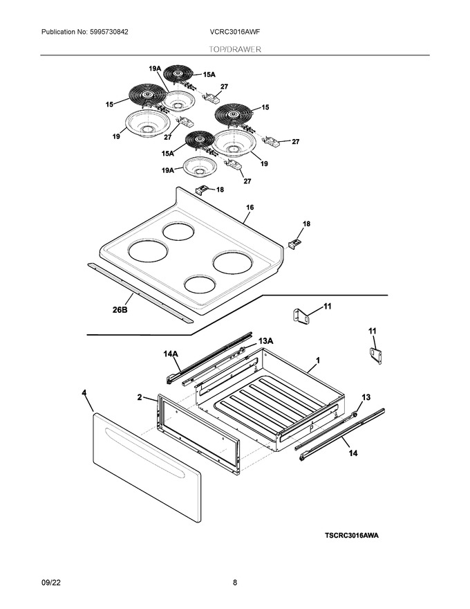 Diagram for VCRC3016AWF