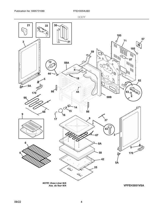 Diagram for FFEH3054UBD