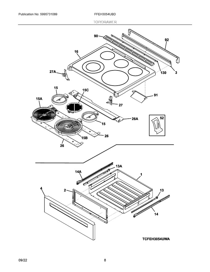 Diagram for FFEH3054UBD