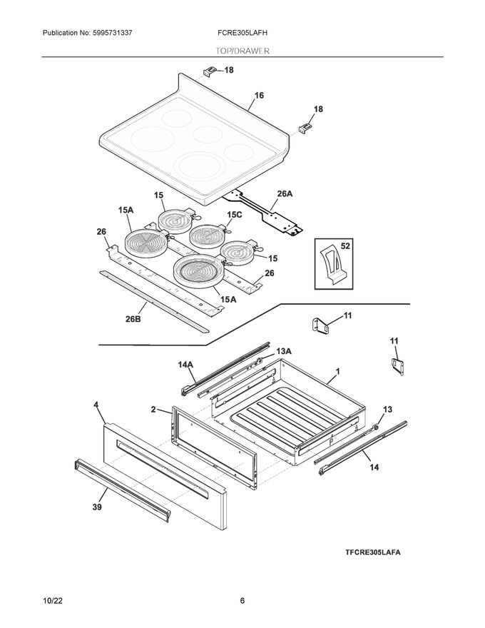 Diagram for FCRE305LAFH