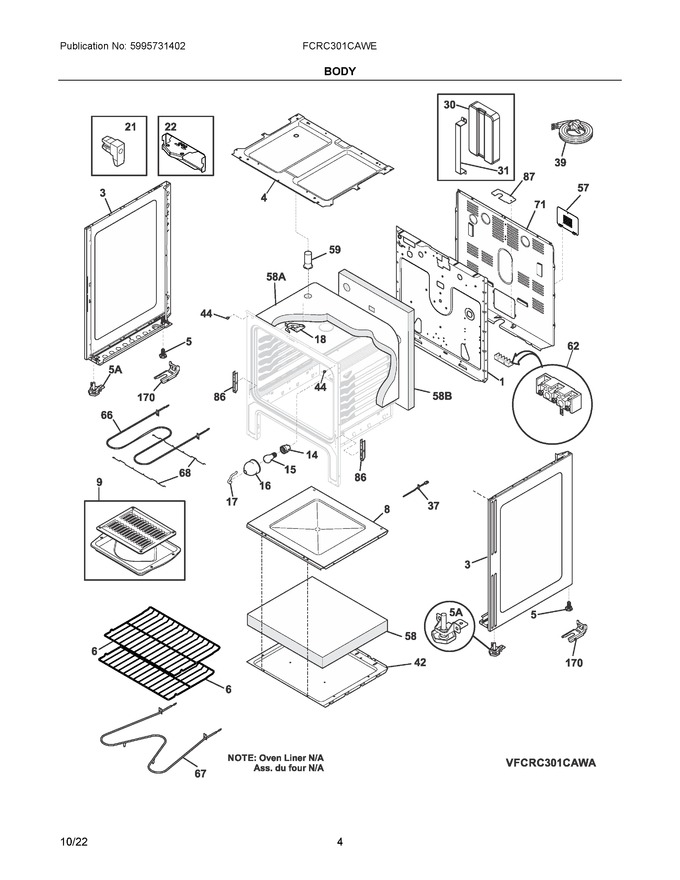 Diagram for FCRC301CAWE