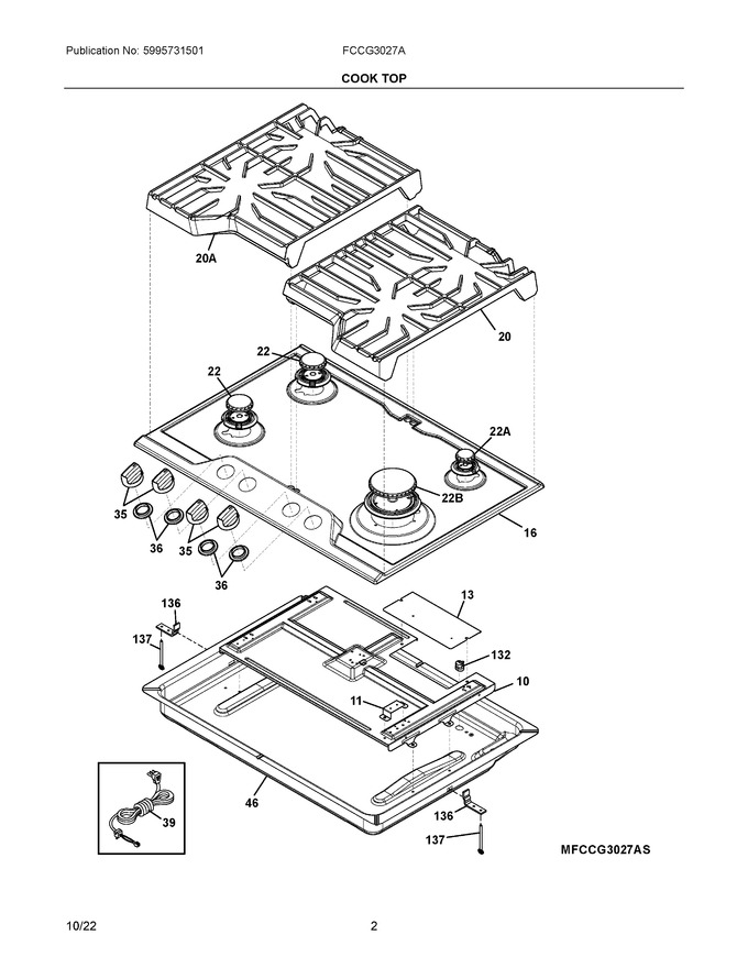 Diagram for FCCG3027AS