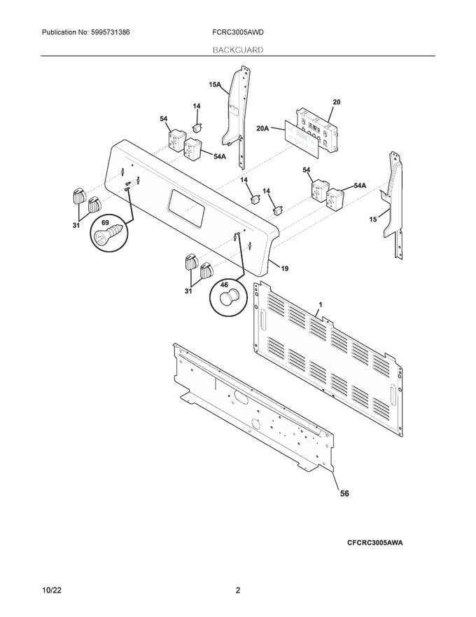 Diagram for FCRC3005AWD