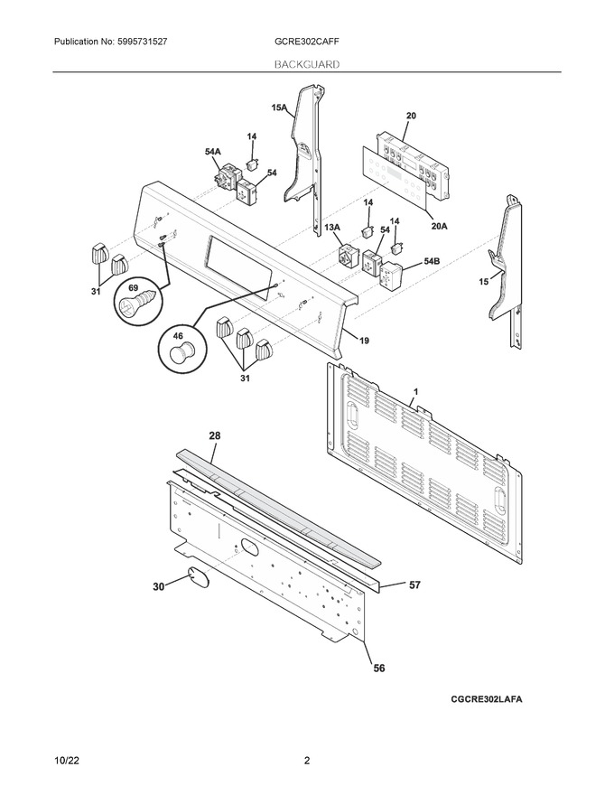 Diagram for GCRE302CAFF