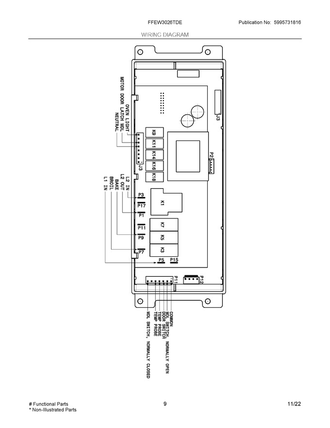 Diagram for FFEW3026TDE