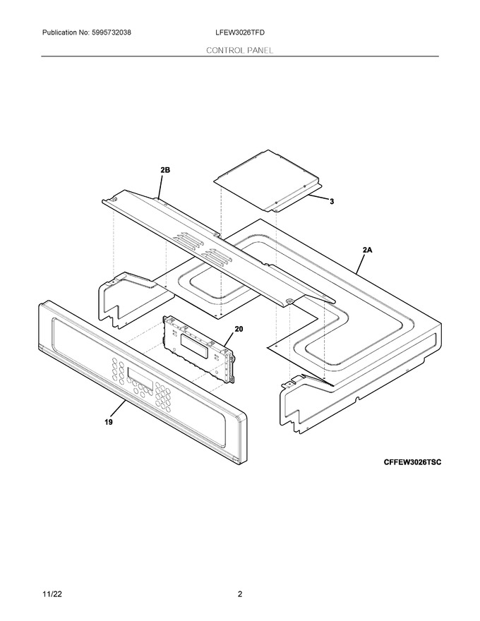 Diagram for LFEW3026TFD